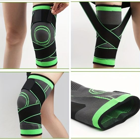 Pair Of Scientific Knee Pads - Random color (Green , Orange or Black)