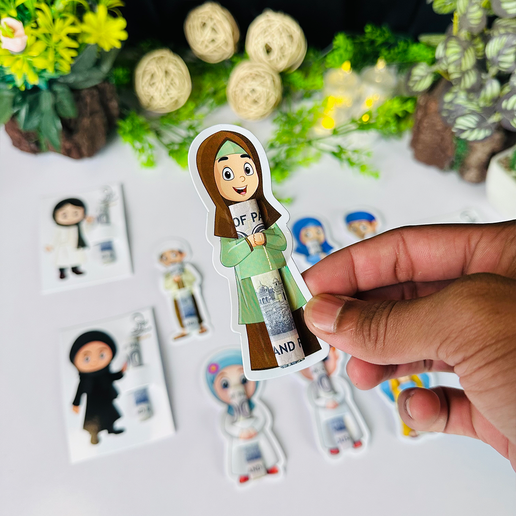 π 12 Money Rolling Eidi Cards β Best Eid Gift Idea