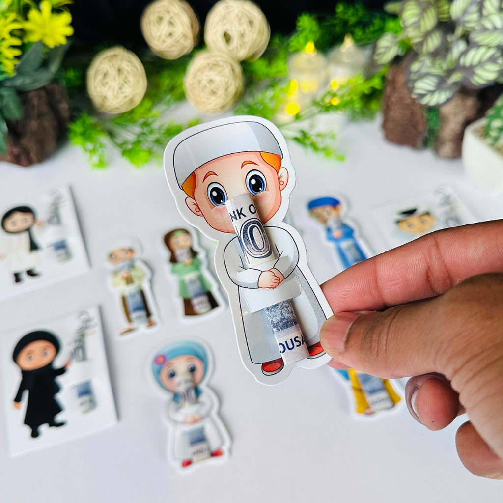 π 12 Money Rolling Eidi Cards β Best Eid Gift Idea