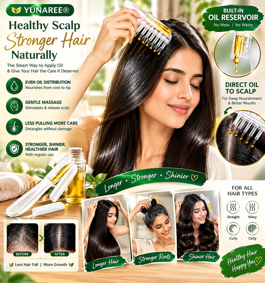 2-in-1 Scalp Oil & Massage Comb 💧🪮
