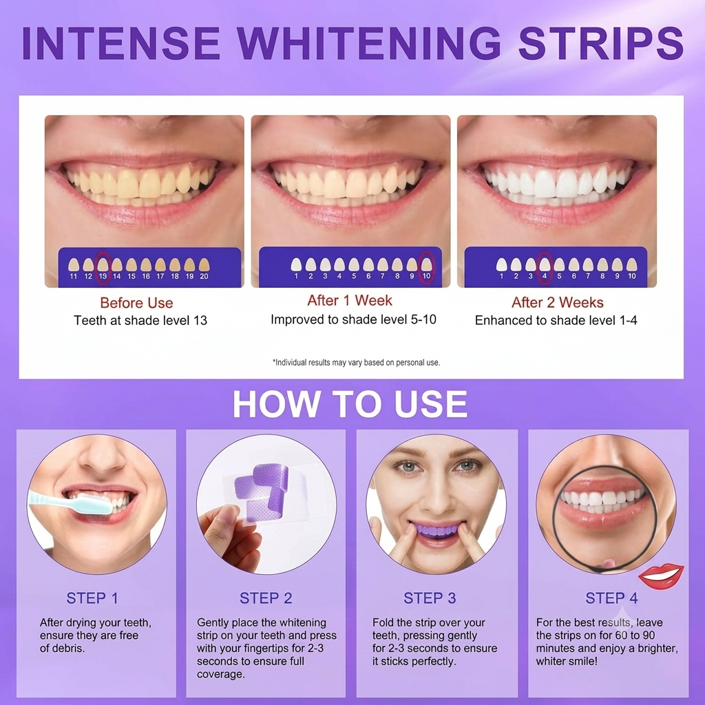 Teeth Whitening Strips🦷Pack of 14
