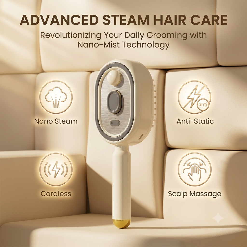 3-in-1 Electric Spray Air Cushion Massage Comb✨