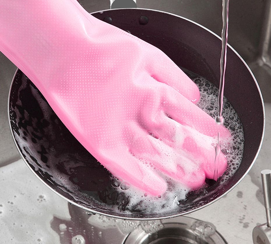 Silicone Washing Gloves_PACK OF 2