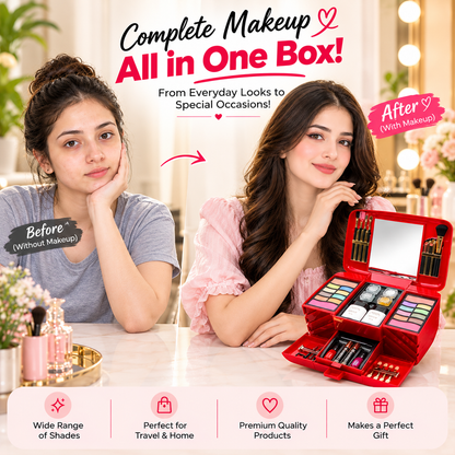 Professional Makeup Kit 💎Premium All-in-One💖66+ Beauty Essentials✨