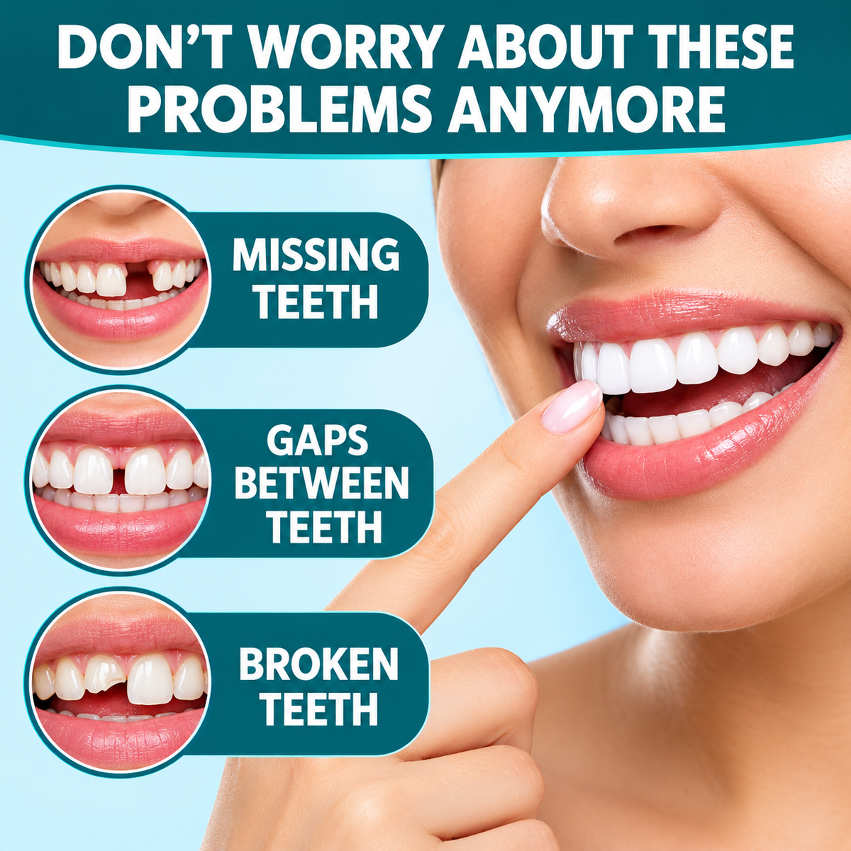 Perfect Smile in Seconds — Snap-On Teeth Veneers!