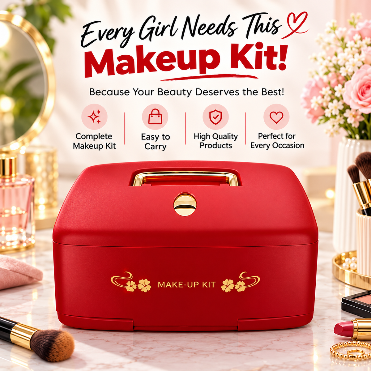 Professional Makeup Kit 💎Premium All-in-One💖66+ Beauty Essentials✨