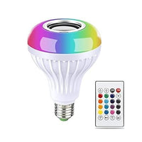 🎵💡✨ 12 Colours Music Bulb Bluetooth With Remote 🎧🌈