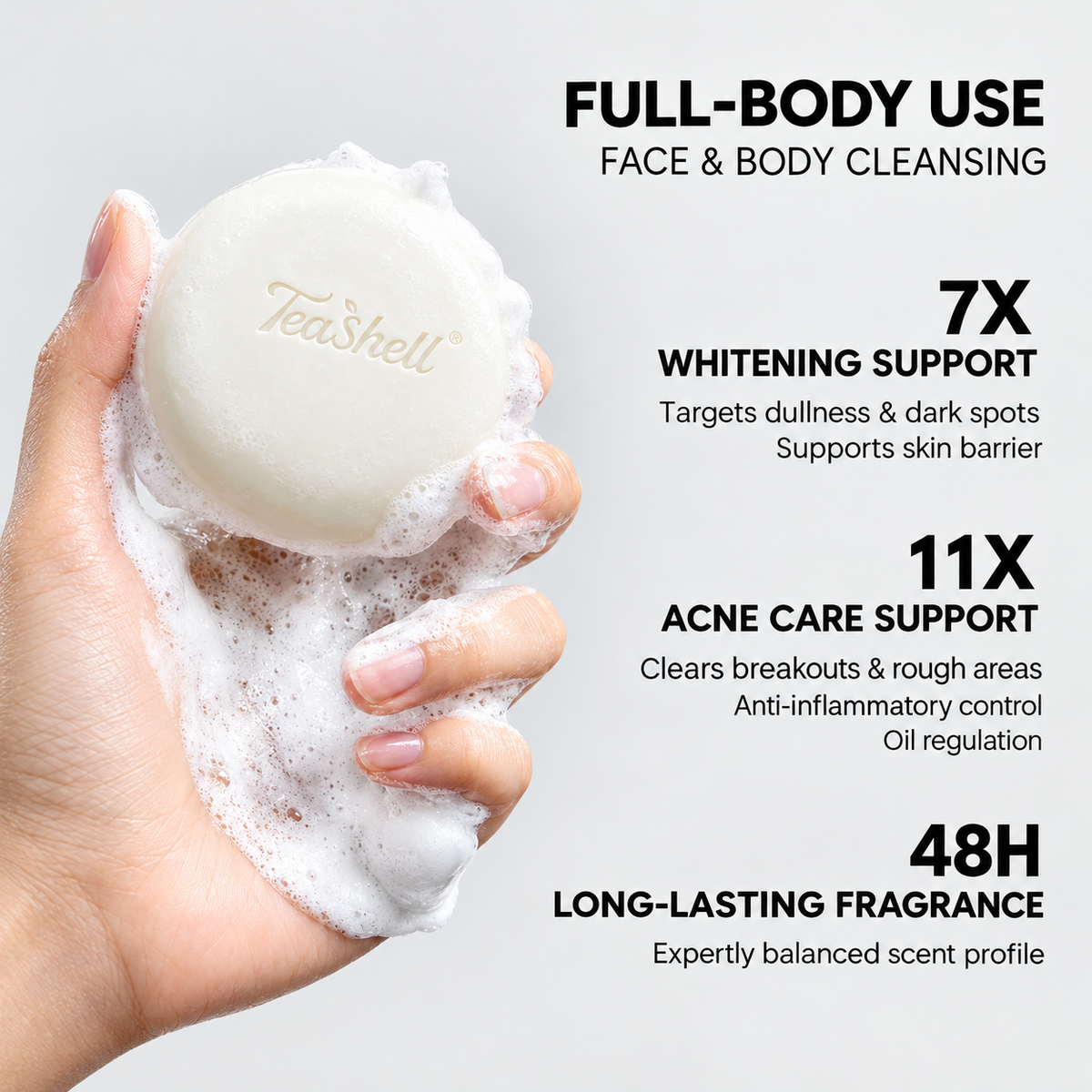 TeaShell Niacinamide Soap🧼Skin Glow Enhancer