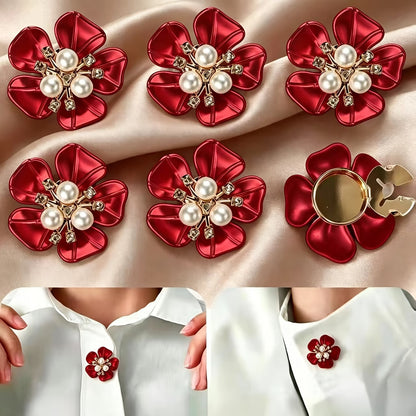 10pcs Luxury Look Floral Button Covers,Decorative Buttons For Weddings,Parties, and Other Occasions