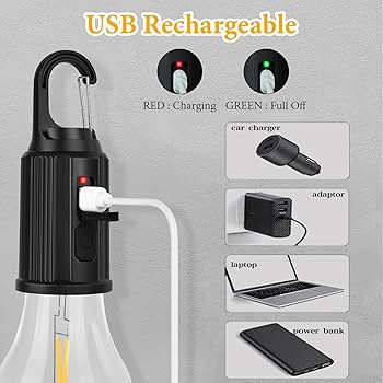 ⚡️💡🛡️ TYPE C CHARGING BULB WITH LONG LASTING AND UNBREAKABLE
