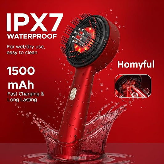 Scalp Massage Brush with Oil Applicator 💆‍♀️🧴✨