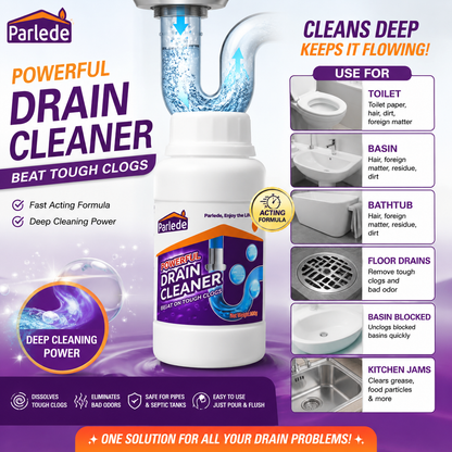 Parlede Powerful Drain Cleaner 🧪Buy 1-Get 1 FREE 🎉