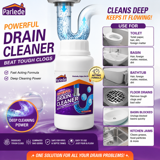 Parlede Powerful Drain Cleaner 🧪Buy 1-Get 1 FREE 🎉