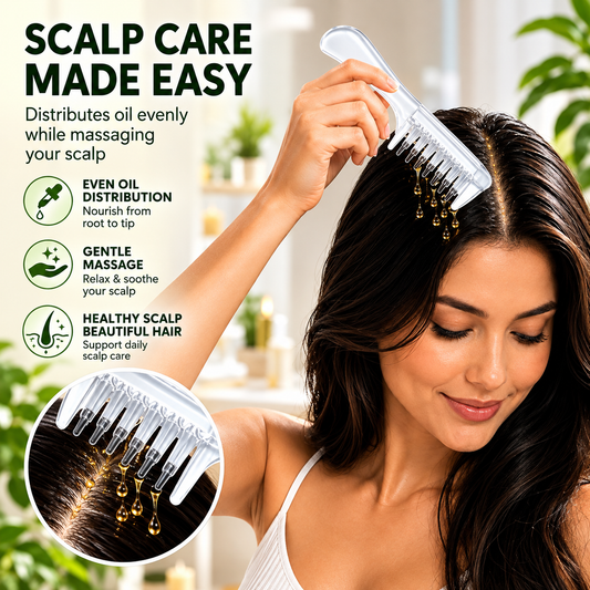 2-in-1 Scalp Oil & Massage Comb 💧🪮