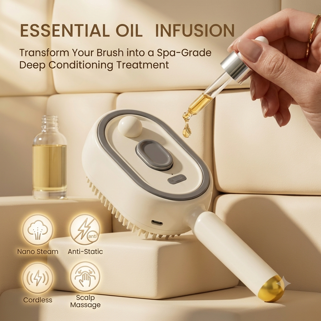 3-in-1 Electric Spray Air Cushion Massage Comb✨