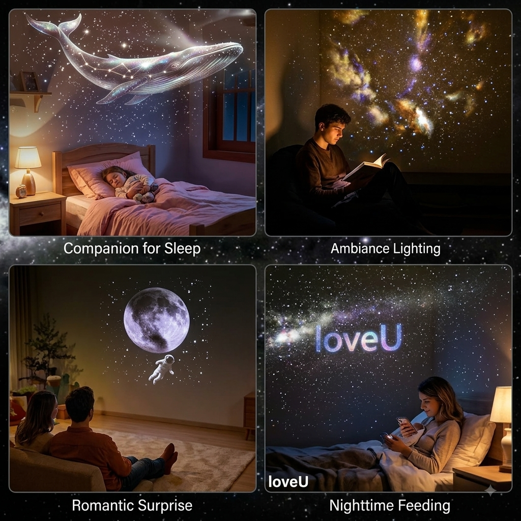 2-in-1 Galaxy Projector & Night Light🌌 6 Slides