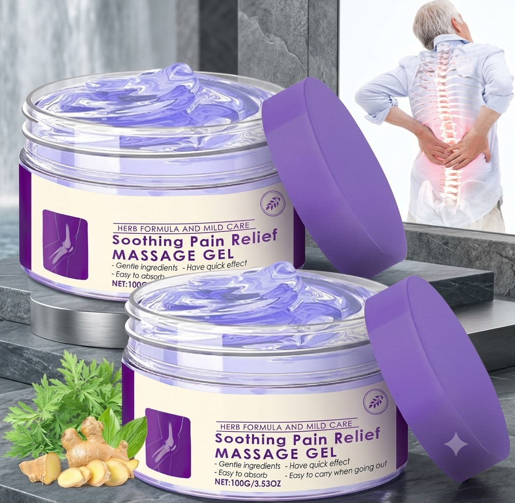 Soothing Pain Relief Massage Gel 💯 Herbal 🌿Buy 1 Get 1 FREE 🎁