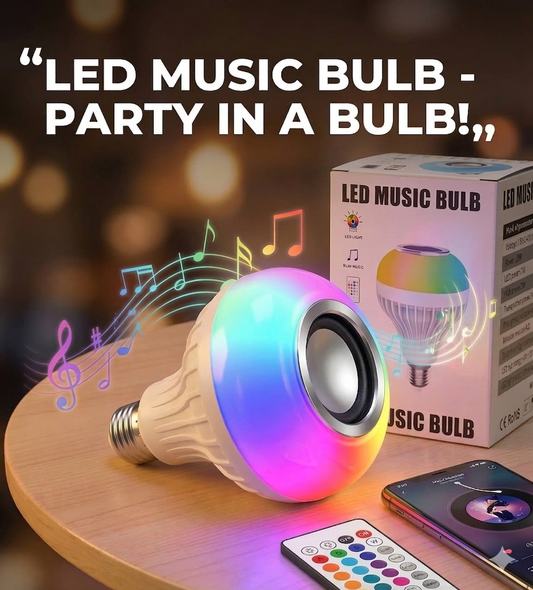 🎶💡LED Music Bulb With Remote🎶💡 (PREMIUM QUALITY)