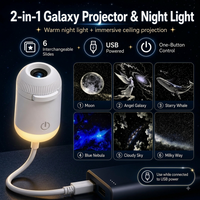2-in-1 Galaxy Projector & Night Light🌌 6 Slides