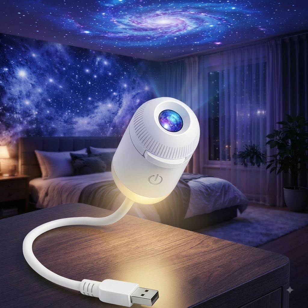 2-in-1 Galaxy Projector & Night Light🌌 6 Slides