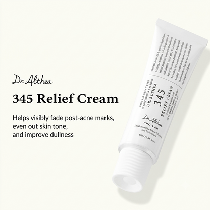 Dr. Althea 345 Relief Cream ⭐ The Ultimate Blemish & Glow Cream  ⭐ 100% Original Korean Skin Magic