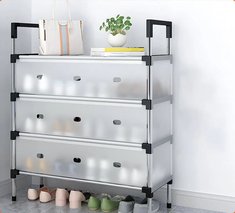 Ultra-Slim Multi-Tier Shoe Storage Rack & Organizer🏠
