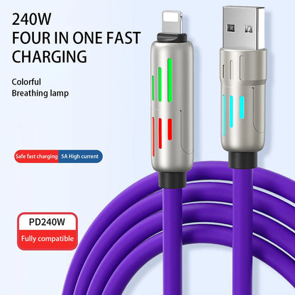 🔋4-in-1 Multi USB Charging Cable⚡(240W)