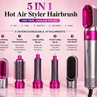 GlamAir 5-in-1 Hair Brush Styler / جلام إير ٥ في ١ لتصفيف الشعر