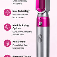 GlamAir 5-in-1 Hair Brush Styler / جلام إير ٥ في ١ لتصفيف الشعر