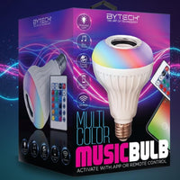 🎵💡✨Colorful Music Bulb With Remote 🎧🌈 High Quality