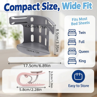 4Pcs Universal Mattress Adjustable Bed Sheet Corner Holders 🛏️