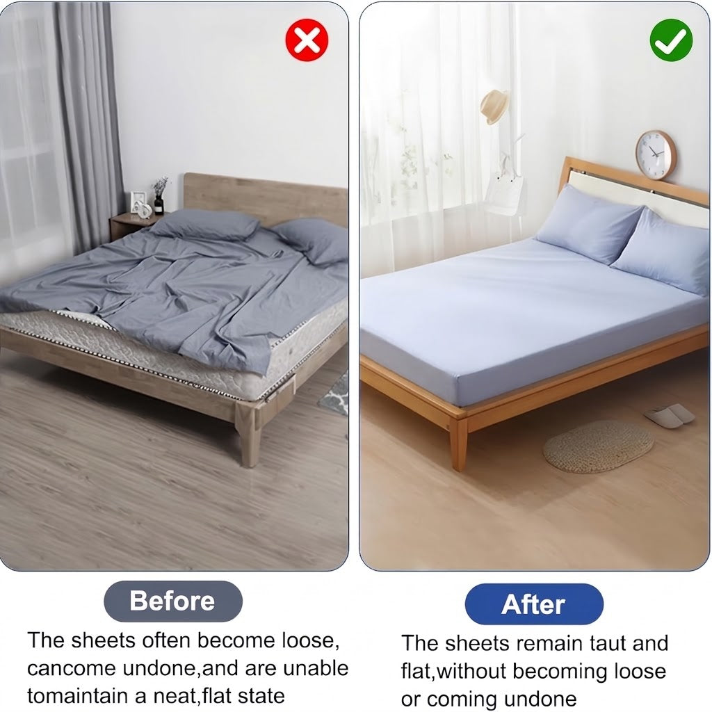 4Pcs Universal Mattress Adjustable Bed Sheet Corner Holders 🛏️