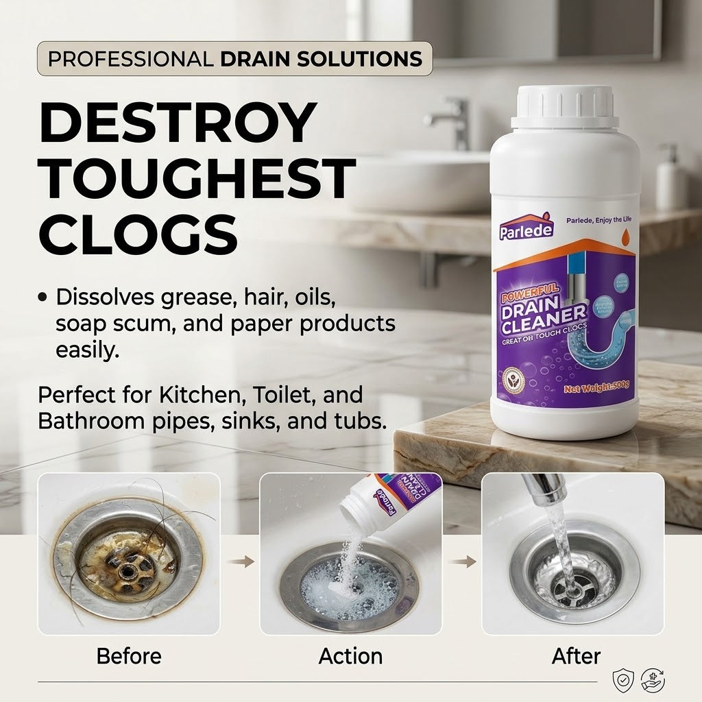 Parlede Powerful Drain Cleaner 🧪Buy 1-Get 1 FREE 🎉