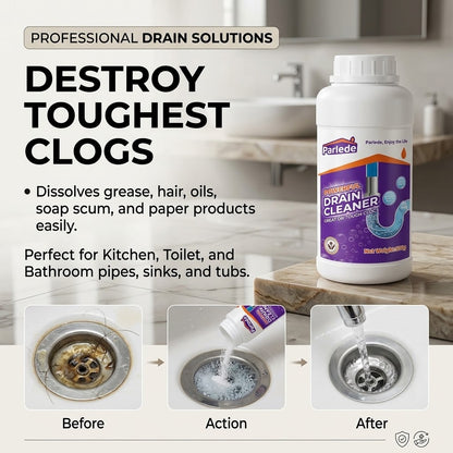 Parlede Powerful Drain Cleaner 🧪Buy 1-Get 1 FREE 🎉