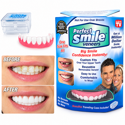 Perfect Smile in Seconds — Snap-On Teeth Veneers!