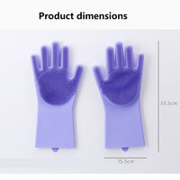 Silicone Washing Gloves_PACK OF 2