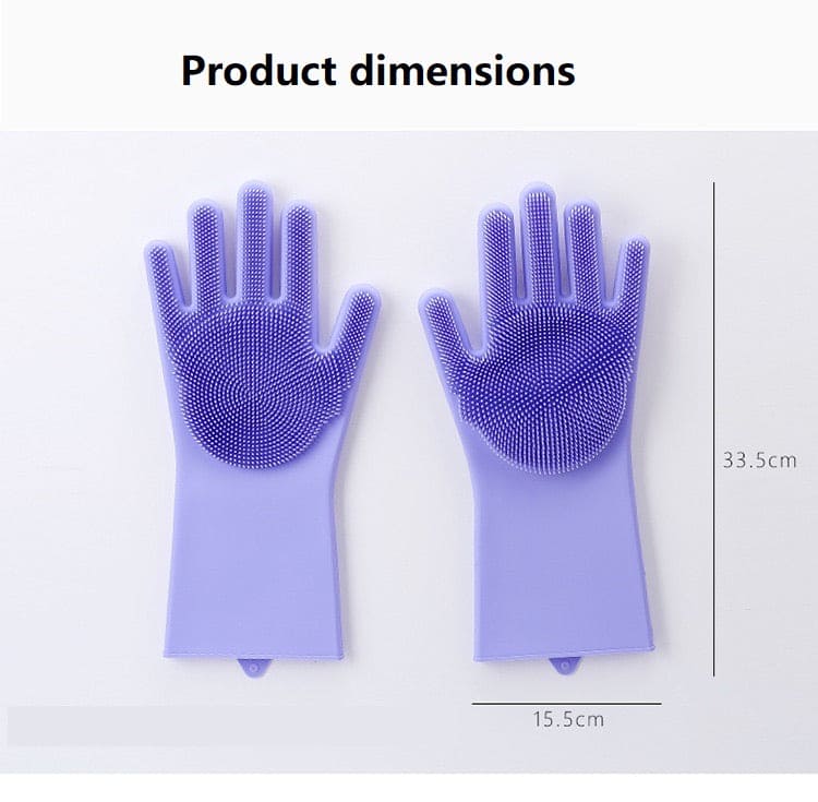 Silicone Washing Gloves_PACK OF 2