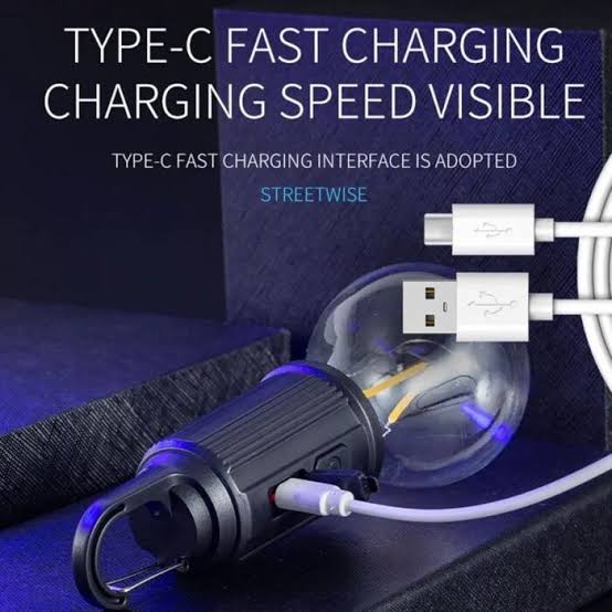⚡️💡🛡️ TYPE C CHARGING BULB WITH LONG LASTING AND UNBREAKABLE