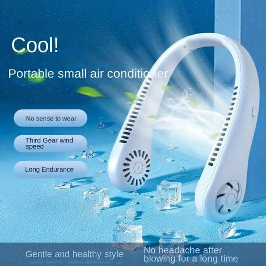 Mini Hanging Neck Fan with Usb Charging