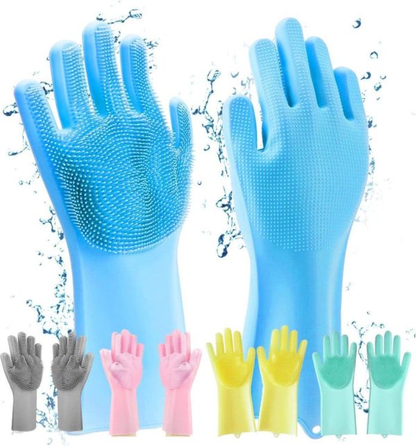 Silicone Washing Gloves_PACK OF 2