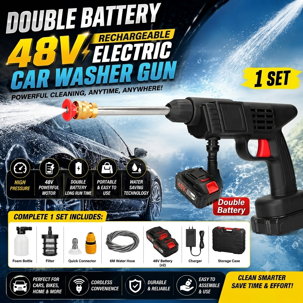 Pressure Washer For Car✨ (Double Battery)